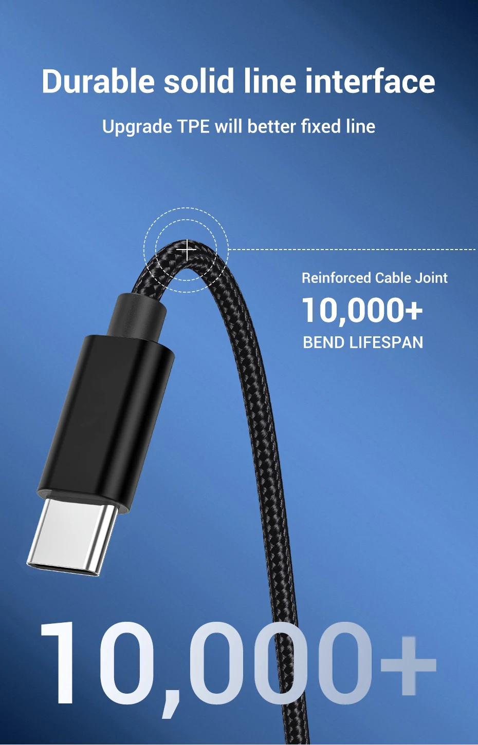 USB кабель USBC типа C для samsung S10 S9 Plus huawei Mate30 Pro type C кабель для телефона 3A Быстрая зарядка USB C шнур для Xiaomi USB C
