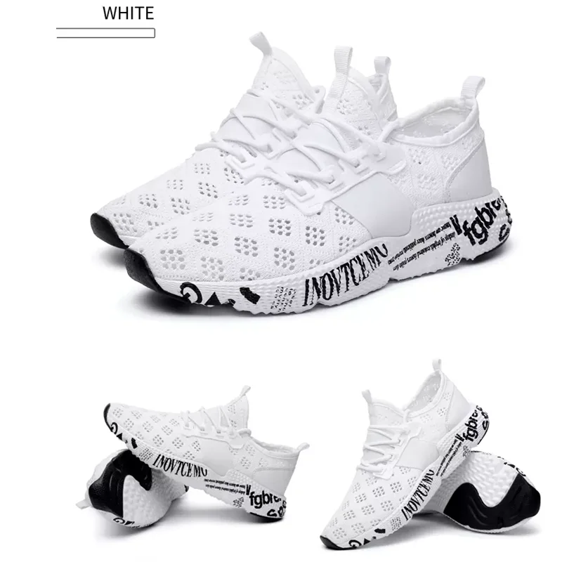 Дышащие сетчатые кроссовки для бега мужские спортивные Нескользящие