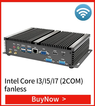 MSECORE I3 4010U безвентиляторный мини ПК Windows 10 Настольный компьютер промышленный linux неттоп barebone 6COM 2* Gigabyte LAN HTPC WiFi