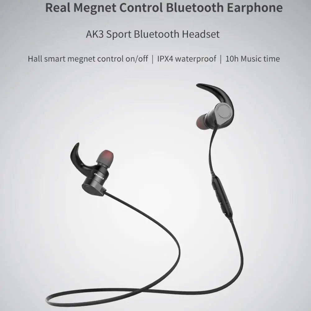 

Миниатюрная Bluetooth-гарнитура Awei AK3, водонепроницаемая, с сабвуфером, беспроводная Спортивная гарнитура