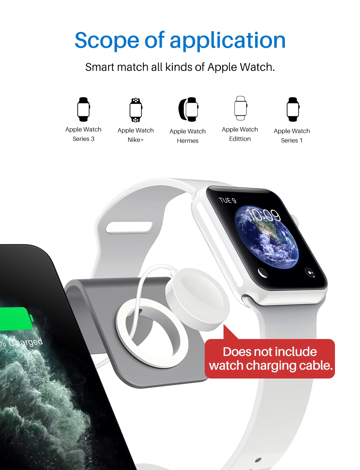 Bestand3 в 1 Алюминиевая Подставка для Apple iPhone X/8/XS/XR зарядная станция для Airpods watch Qi быстрая Беспроводная зарядная док-станция airpod