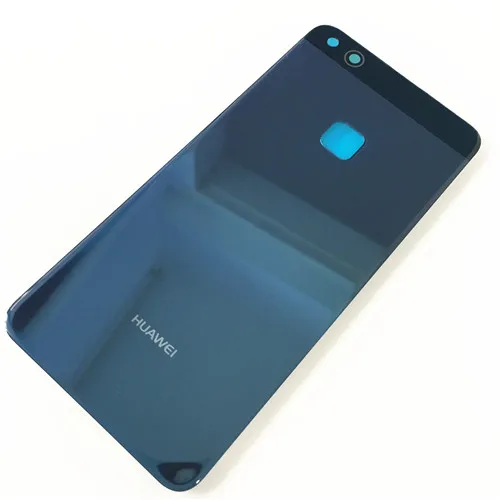 Для huawei P10 Lite WAS-LX1 WAS-LX2 WAS-LX3 Стекло Корпус задняя Батарея Дверь Крышка батарейного отсека средняя рамка с Стикеры - Цвет: blue