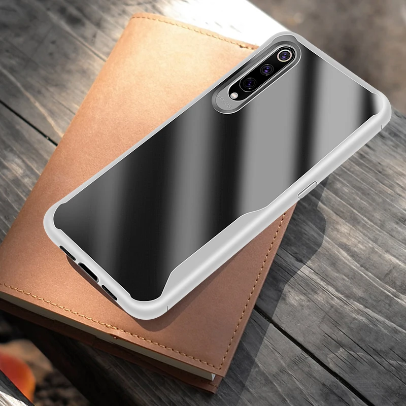 Противоударный чехол для телефона Xiaomi A3 Note 10 9 Pro 8 Lite Redmi 9S 8T 7 6 9T 8A 7A прозрачная