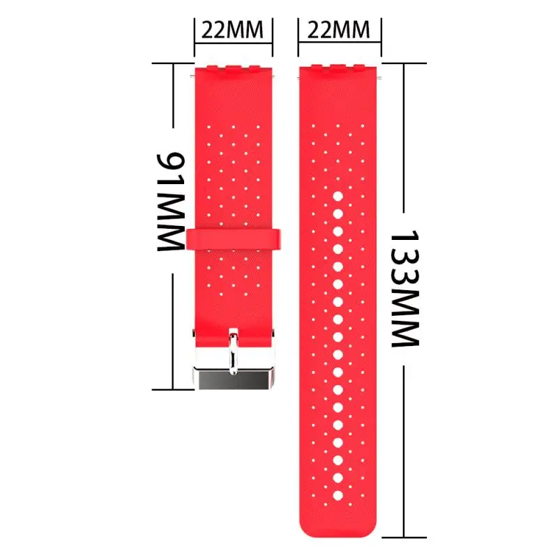 

Compatible With Polar Vantage M Bands Ccessory Soft Silicone Sport Breathable Air Hole Water-Proof Straps For Polar Vantage M