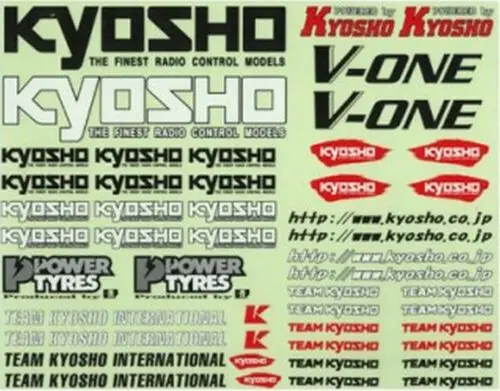 Наклейка Kyosho 39778 наклейка для радиоуправляемых игрушек моделей