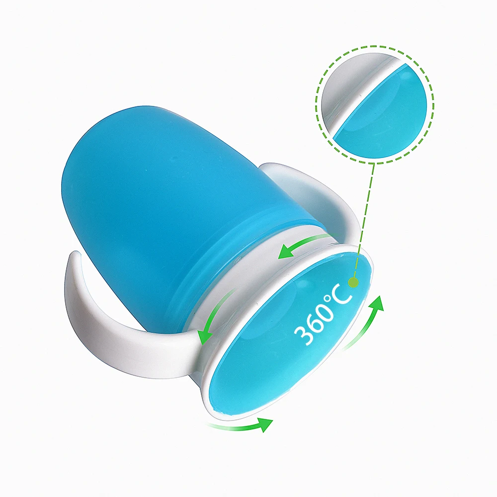 Водная чашка 240 мл 360 градусов свободное вращение Детские Обучающие питьевые