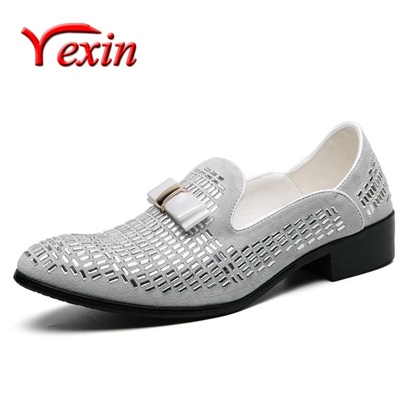 

Men's Banquet Shoes High Quality Casual Business Leather Shoes Special Grain Wedding Formal Shoes Flat Shoes Party Man Loafers
