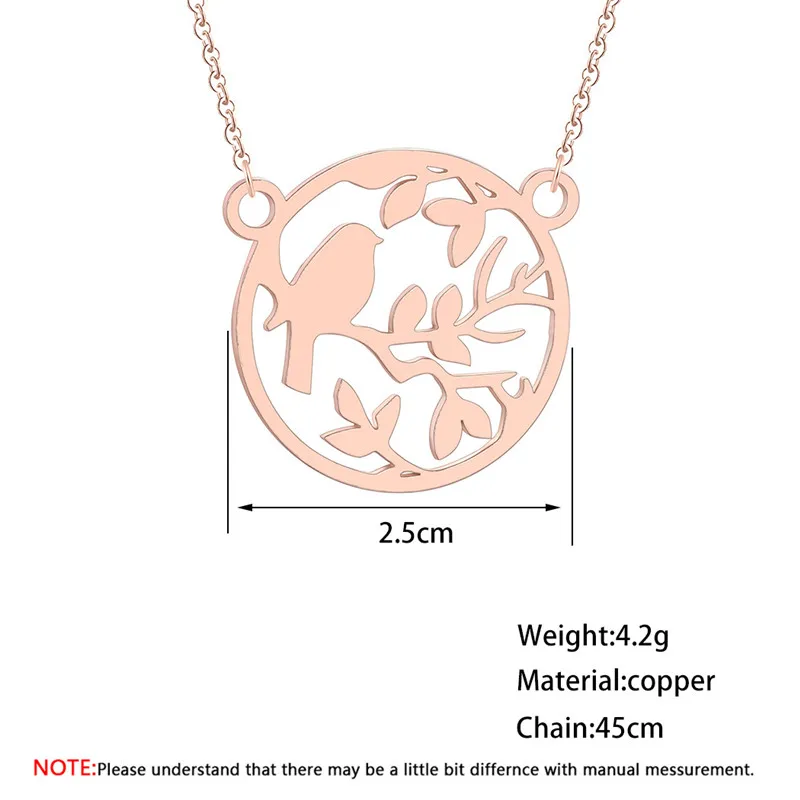 

NEW Jewelry Simple stainless steel Birds Necklace Clavicle Chains Charm Womens Fashion Jewelry Colar Maxi Necklace For Women Hot