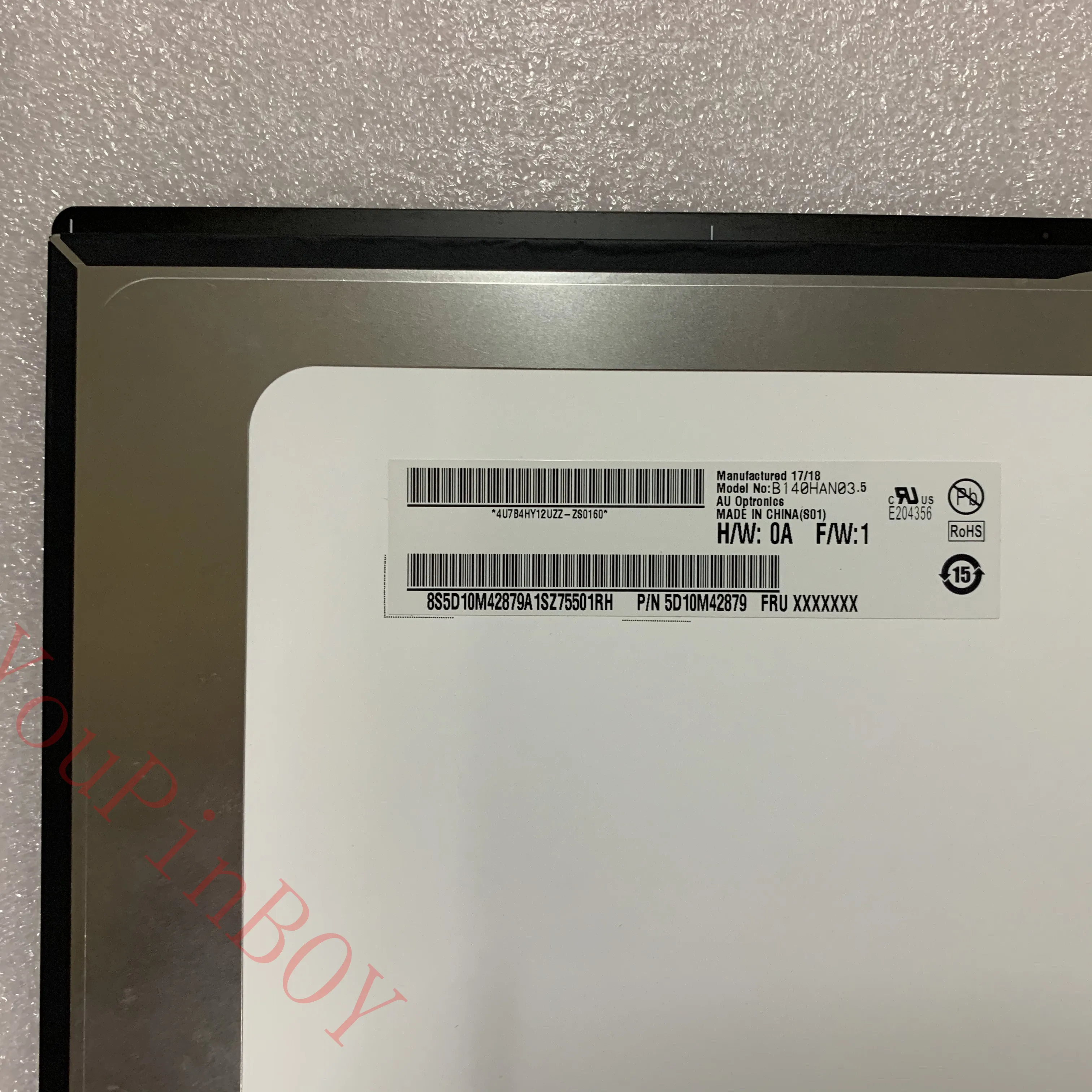 14 &quotB140HAN03.5 FHD светодиодный ЖК экран дисплей Переднее стекло в сборе без касания