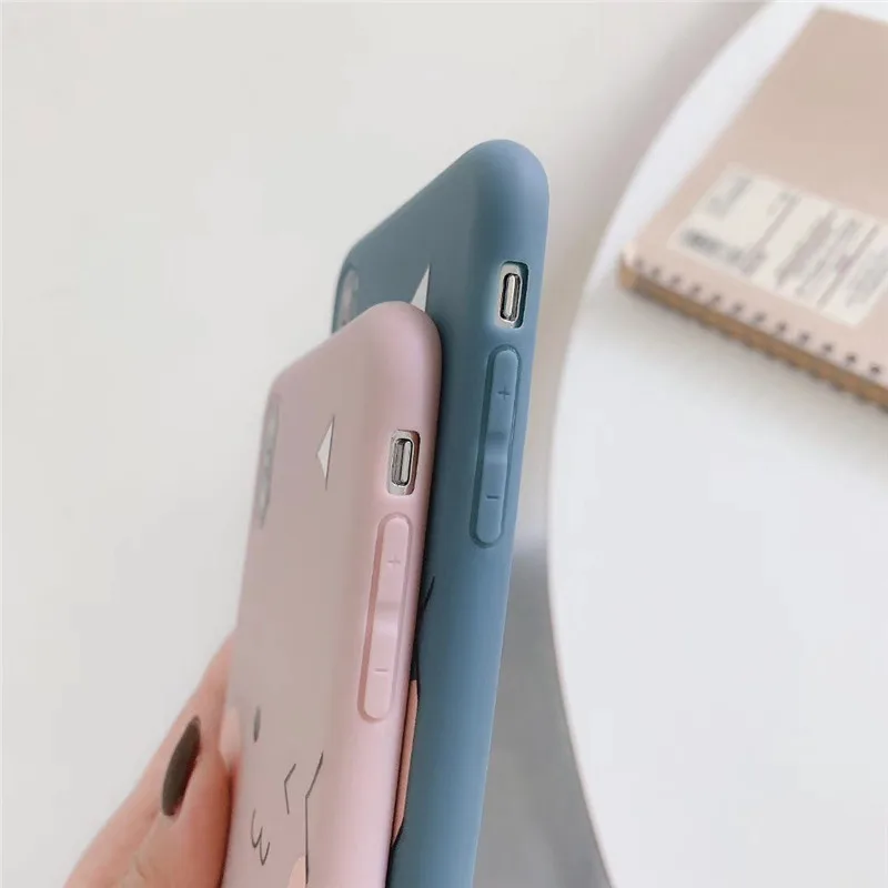 Милый чехол из ТПУ с Meachy рисунком для huawei P20 P30 Pro mate 20 10 Honor 8X 9X Lite Ультратонкий