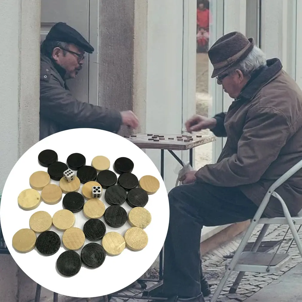 1 комплект деревянные шахматы шашки нарды для детей обучения кемпинга Бесплатная