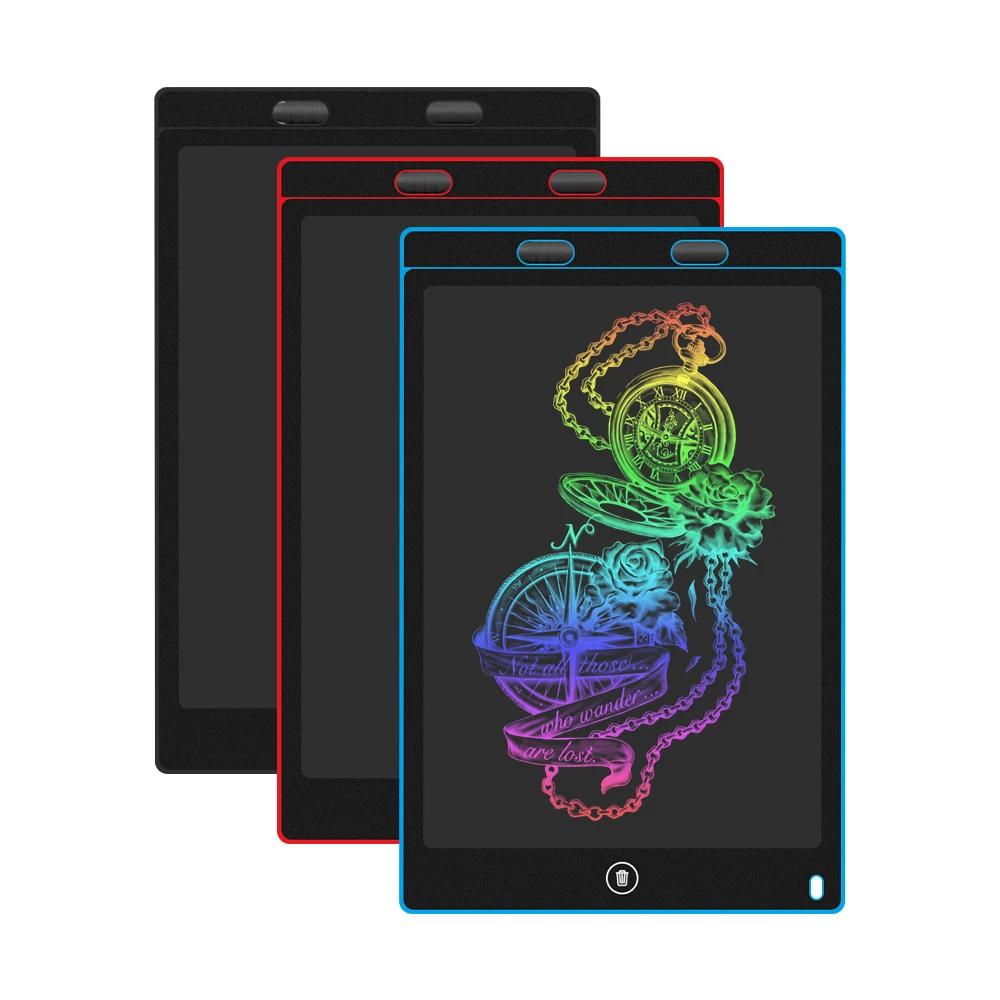 Новый ЖК дисплей доска для записей электронный цифровой записи каракули 12