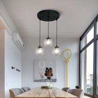 minsihause modern creative disc long plate glass chandelier round spherical kitchen home lighting bar table lamp indoor lighting