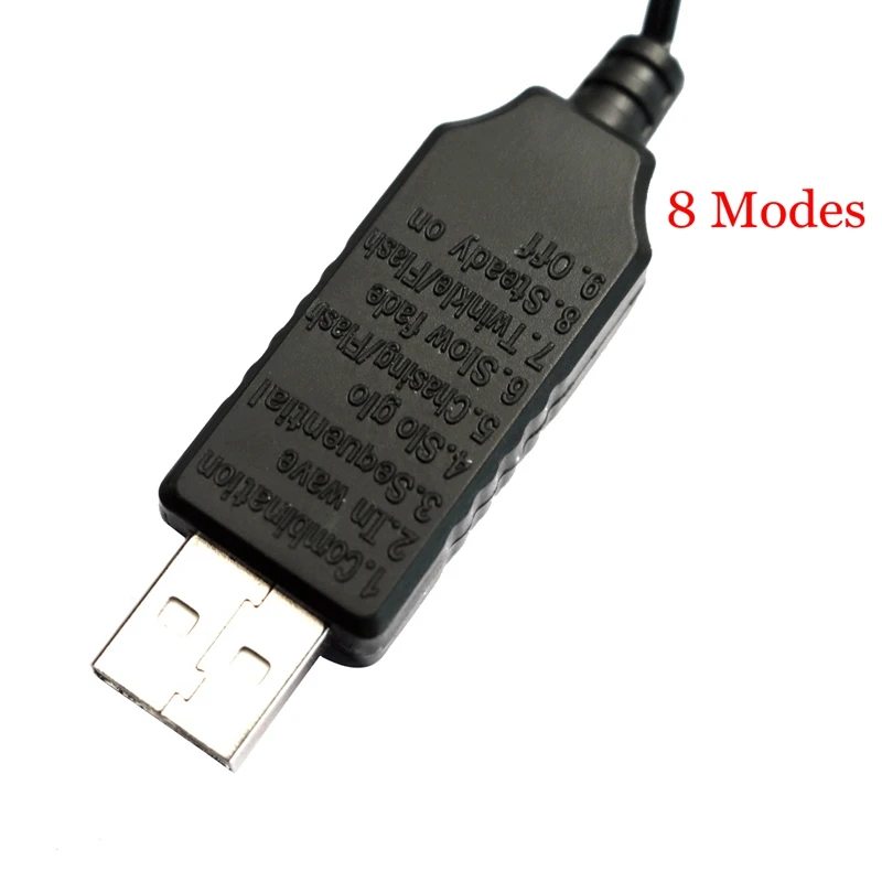 8 режимов Рождественская гирлянда светильник s USB 20 м 200LED водонепроницаемая