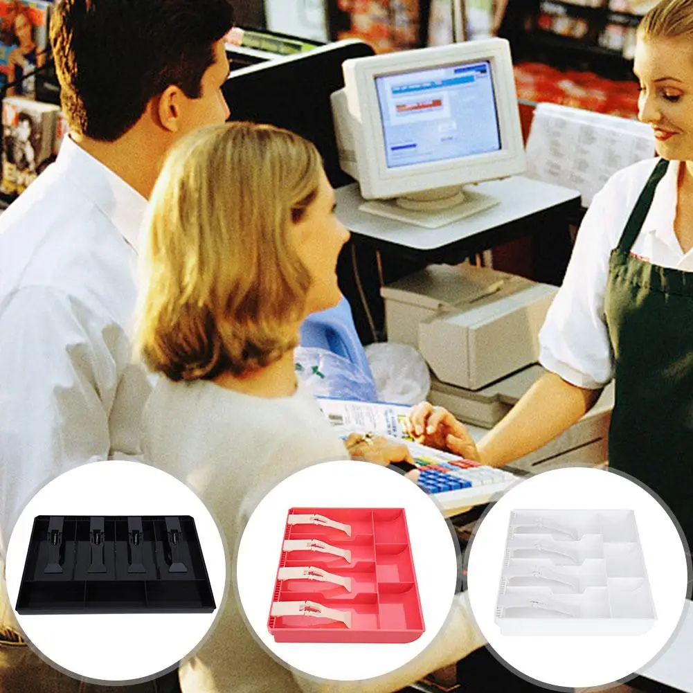 Money Cash Register Insert Tray Replacement Storage Box 32.2x24.5x3.5CM | Дом и сад