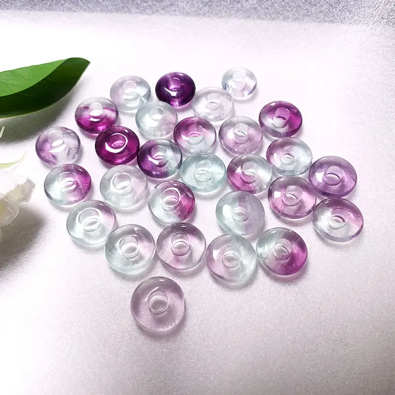 

10 шт., резная подвеска-пончик из натурального камня