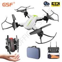 gsf ky605 pro drone with 4k dual hd camera aerial photography quadcopter professional wifi fpv helicopter rc dron toys kid gift