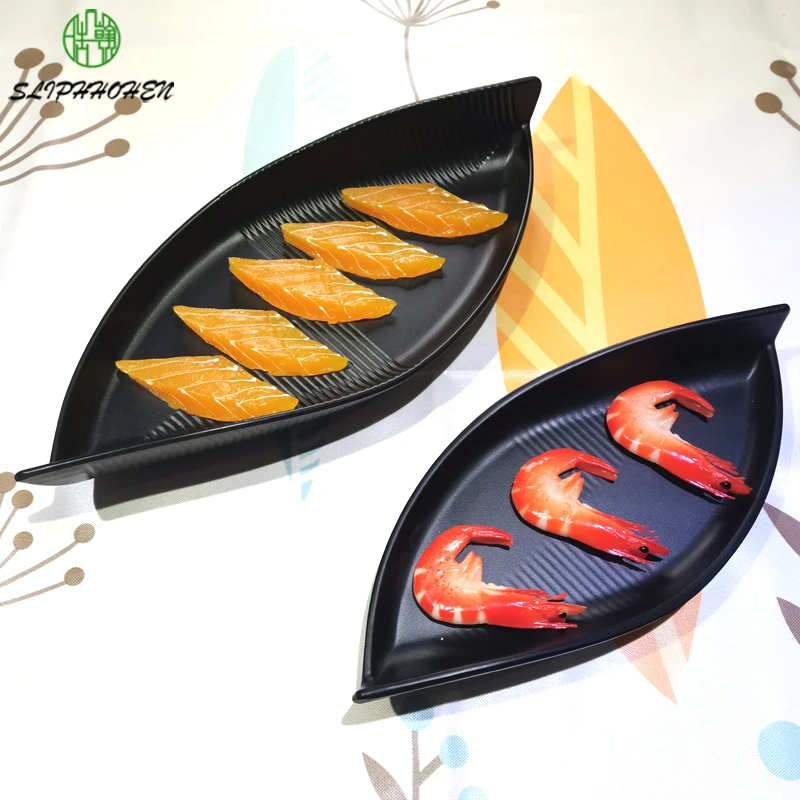 

Main Dinner Plate Western Dining Room Salmon Dish Imitation Porcelain Falling Resistant Restaurant Tableware A5 Melamine