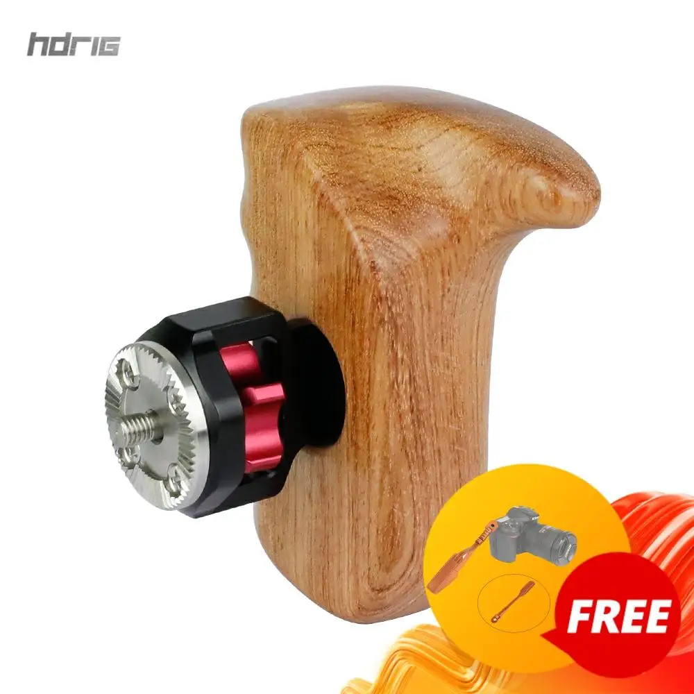 Деревянная рукоятка HDRIG с правой стороной и креплением ARRI Rosette для красной клетки
