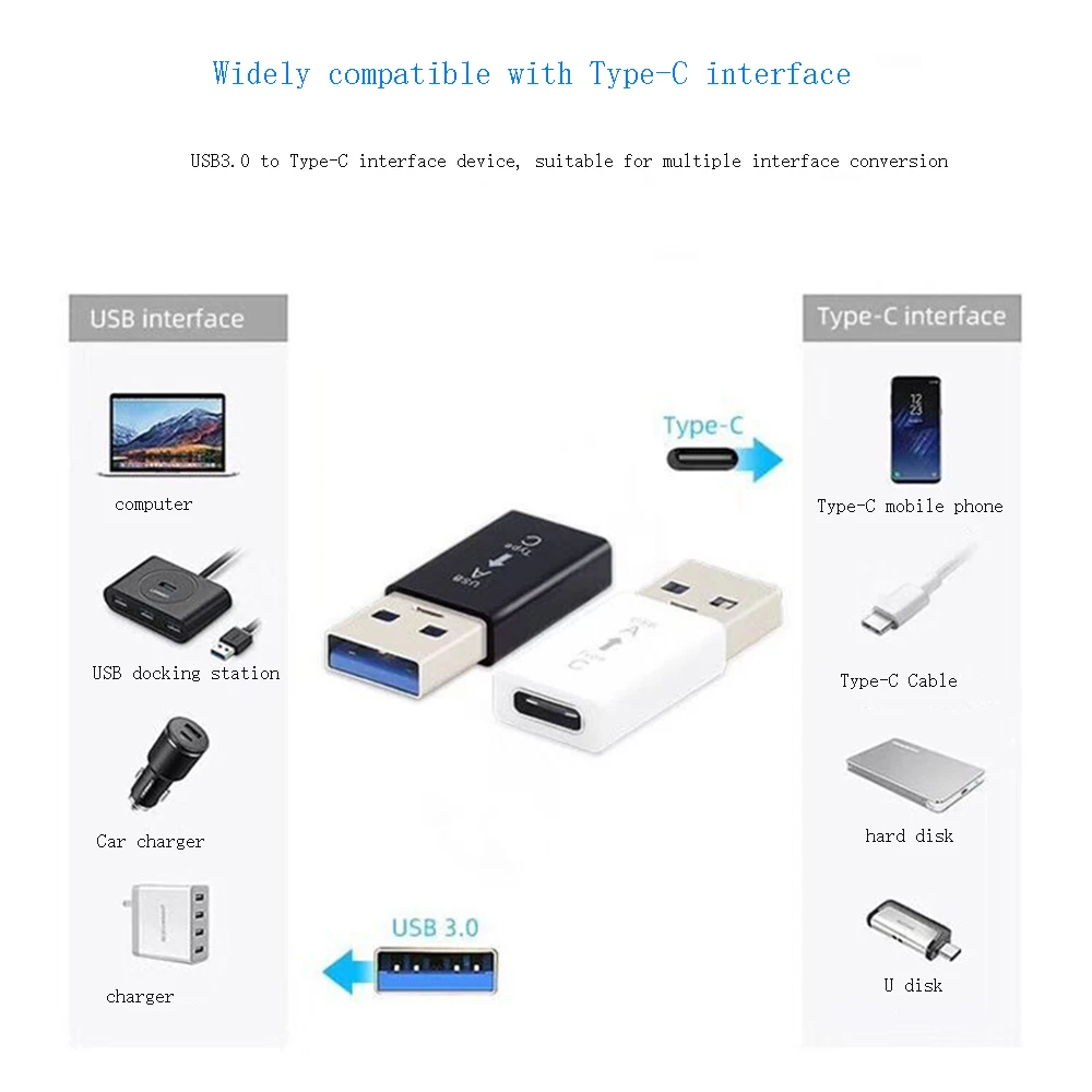 Переходник с Usb 3 0 на Type c Usbc Otg для Samsung Galaxy S20 S10 S9 Plus Xiaomi mi 9 Huawei Oneplus 7t кабель c|Кабели