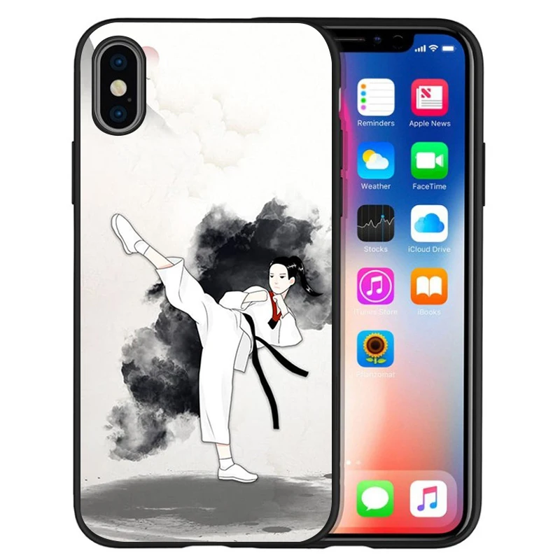 Чехол для iPhone 12 XR XS Max 5 5S SE 2020 6 6S PLUS 7 8 X 11pro 11 силиконовый черный | Мобильные телефоны