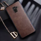 Чехол для Samsung galaxy A8 Plus 2018, A530, A730, чехол в ретро-стиле из искусственной кожи, ТПУ и ПУ, материал 2 в 1