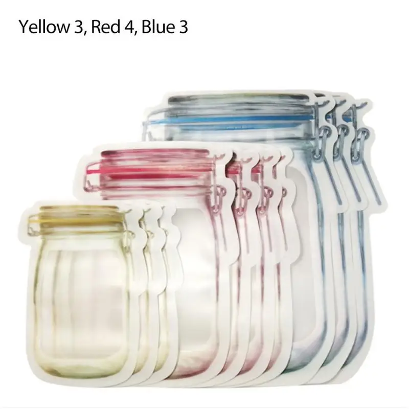 10/12 шт многоразовая печать свежести Защитная посылка силиконовые Еда пакеты для