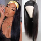 Женские прямые парики из человеческих волос для черных женщин, бразильские безклеевые парики без шнуровки, искусственные человеческие волосы