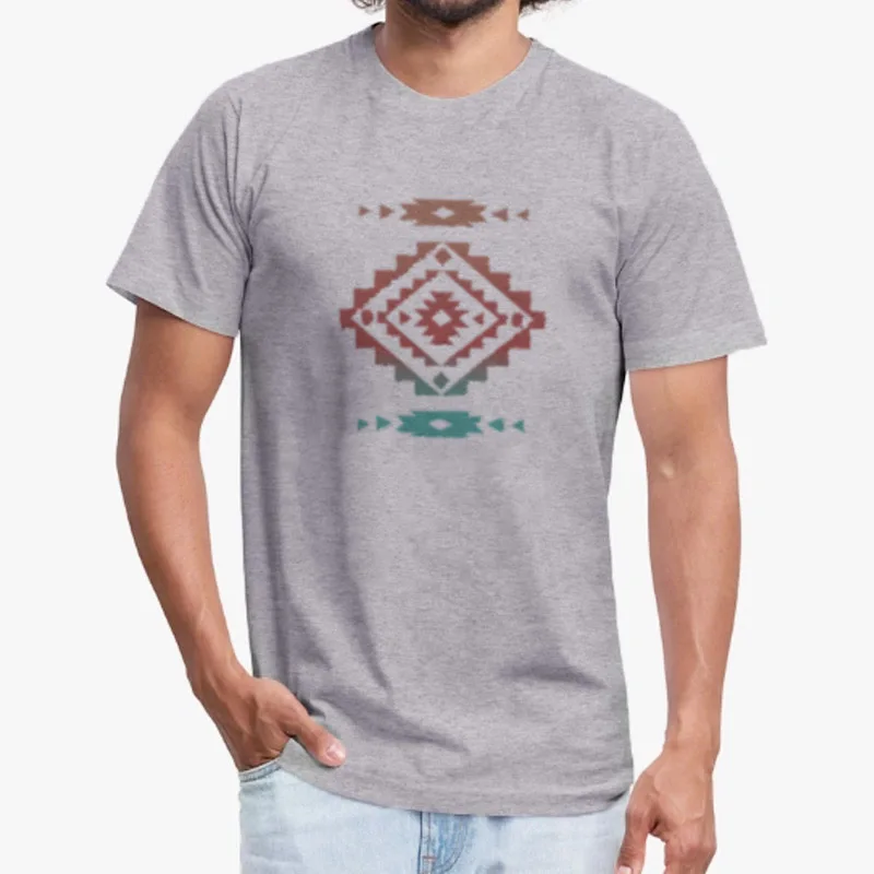 

2021 Summer Men Tshirts Cool Design Streetwear Top Clothe Male Print Aztec Indians Sleeve O-neck Casual Funny Graphic T Shirts