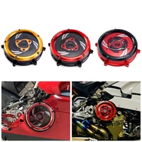 motorcycle racing clutch cover spring retainer clear cover cnc engine parts for ducati 959 panigale 1299 panigale s r 2016 2019
