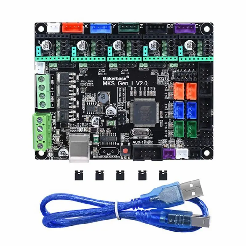 Плата PCB с интегрированным управлением для MKS Gen L V1.0 плата Reprap Ramps 1 4 поддержка TMC2209