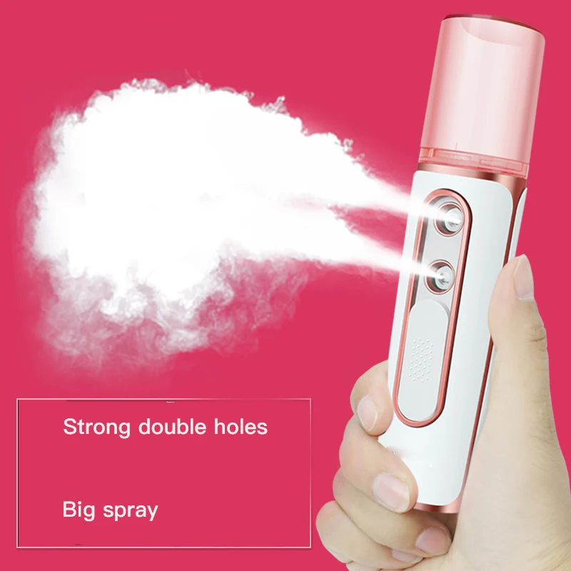 Увлажнитель для лица портативный беспроводной Перезаряжаемый 2 в 1 внешний