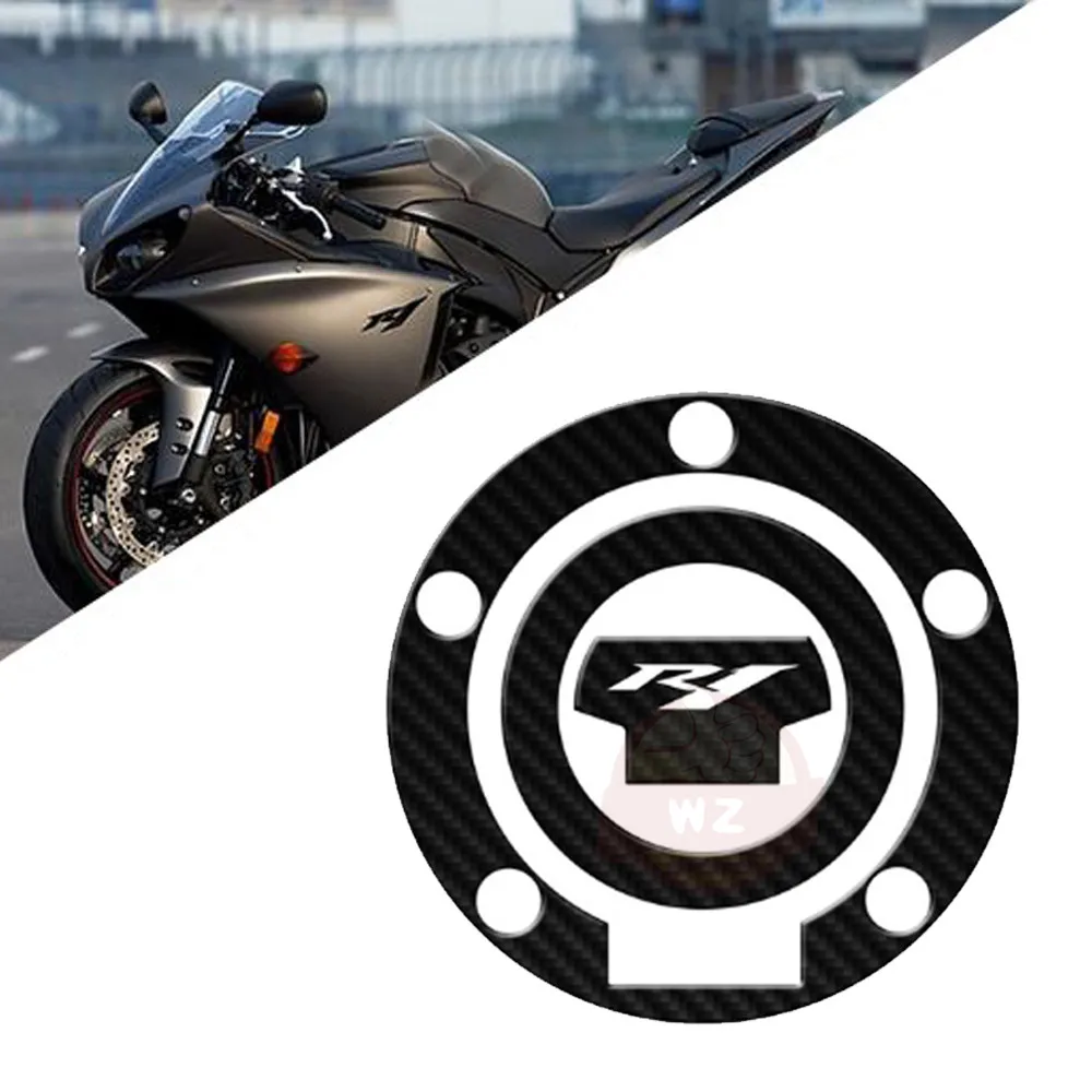 

Suitable for YAMAHA R1 YZF-R1 YZF1000 YZF fuel tank cover sticker 3D carbon fiber pattern fuel tank protection sticker