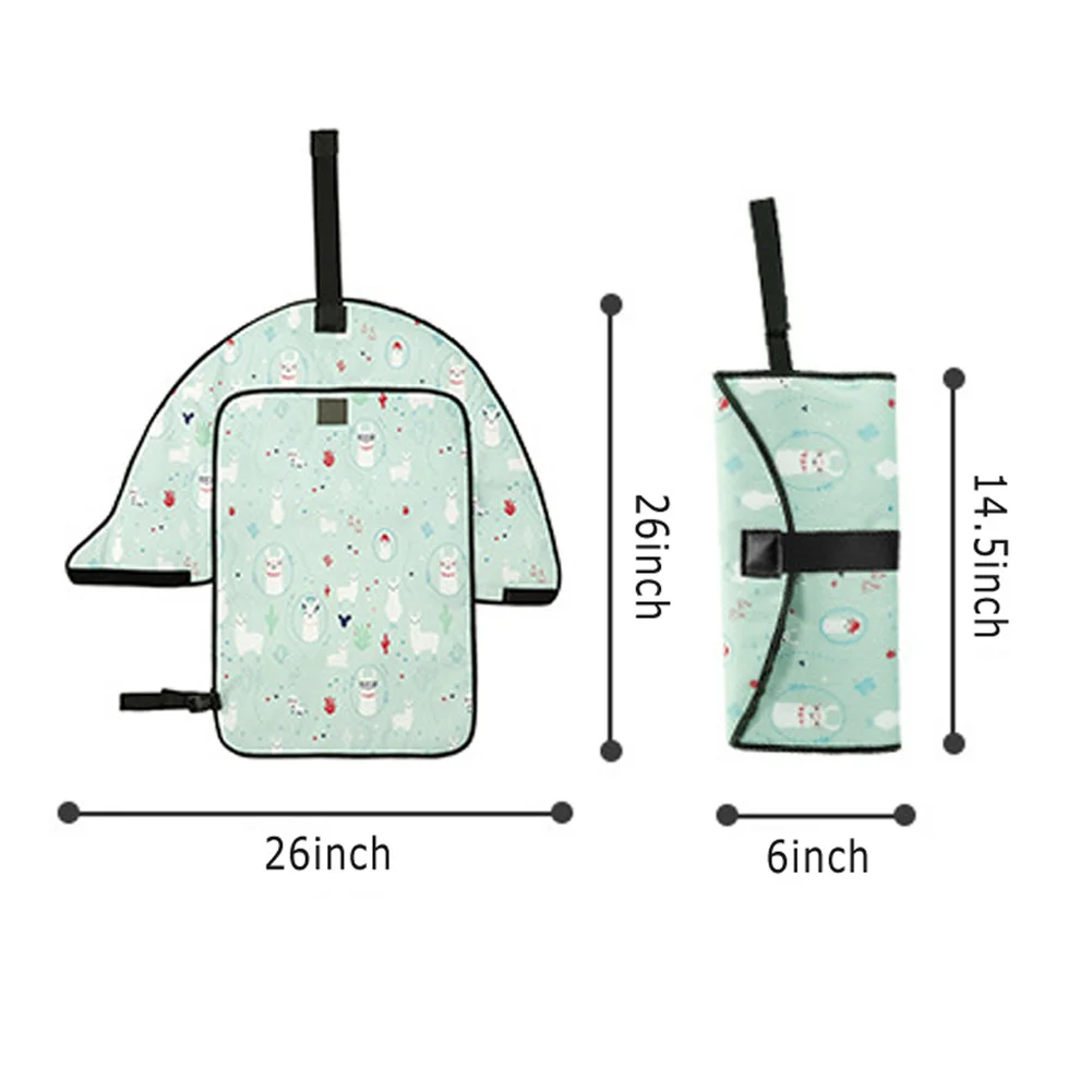 

Portable baby changing pad, baby multifunctional baby care pad, 3 in 1 waterproof diaper pad cover storage bag for newborns