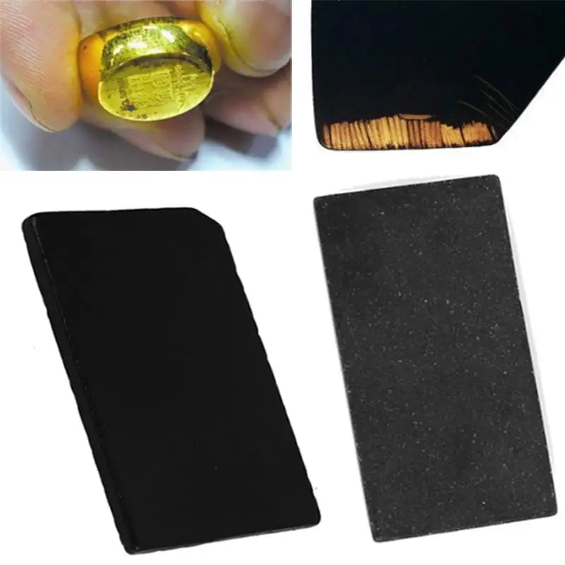 

Gold Testing Tools Meteorite Slate Identification Portable Touchstone Gold Test Stone Black Jewelry Tester Tool