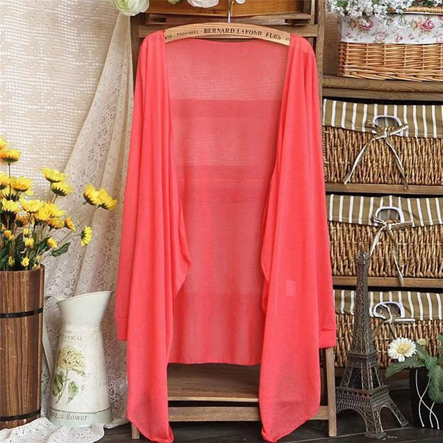 Женские легкие пальто и куртки тонкий кардиган с защитой от солнца верхняя