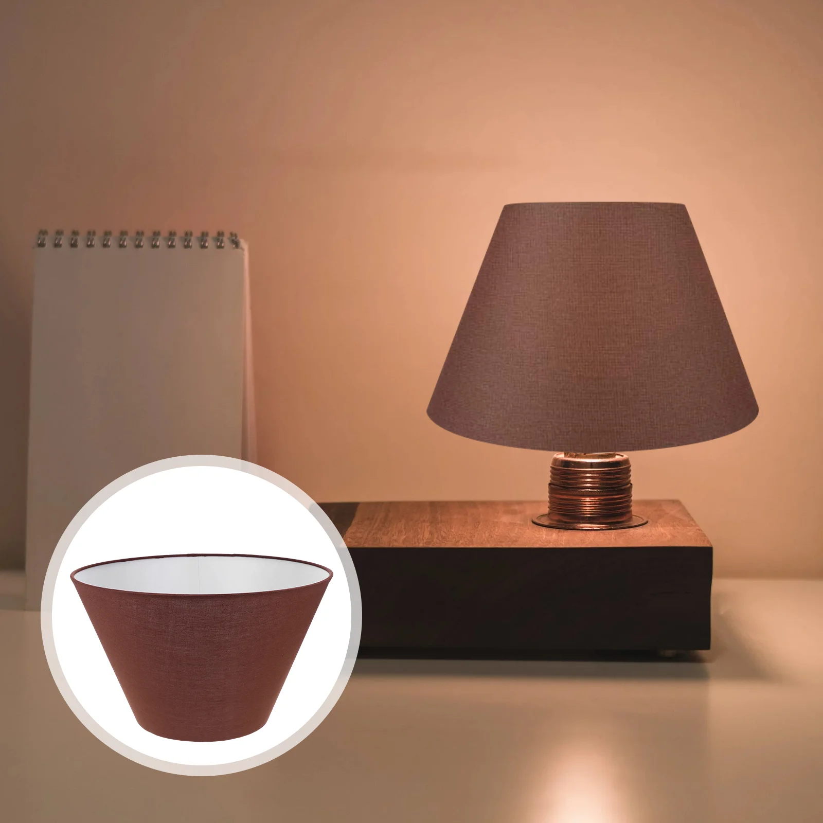 

2 шт. тканевый абажур модный светлый чехол шикарный светильник для дома