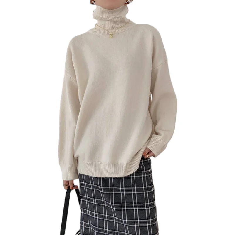 

New Women Sweater Pullover Female Knitting Overszie Sweaters Long Sleeve Girls Loose Elegant Knitted Thick Outerwear Plus Size