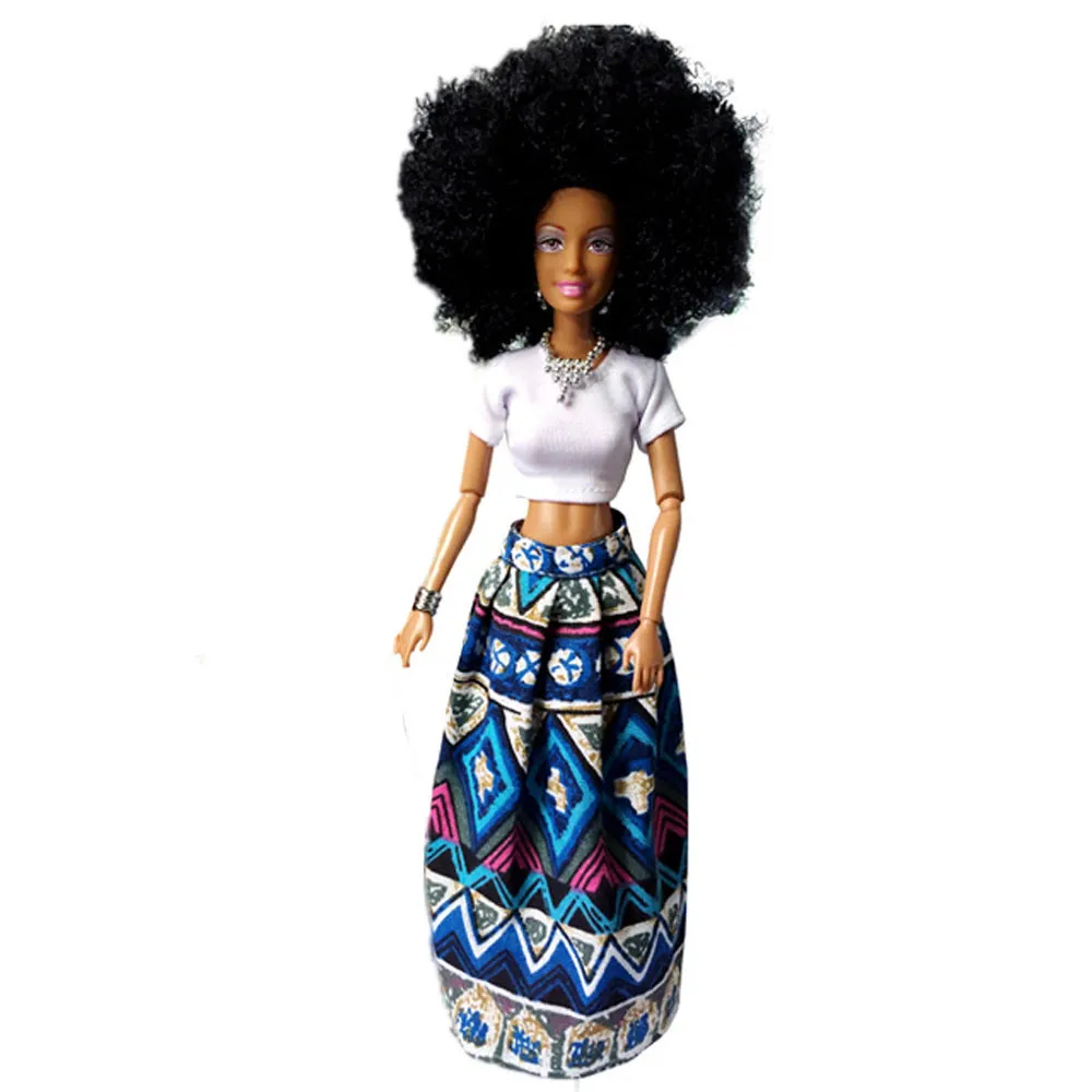 

2021 NEW Baby Dolls For Girls Baby Movable Joint African Doll Toy Black Doll Best Gift Toy Hot sale baby dolls for kids Toys
