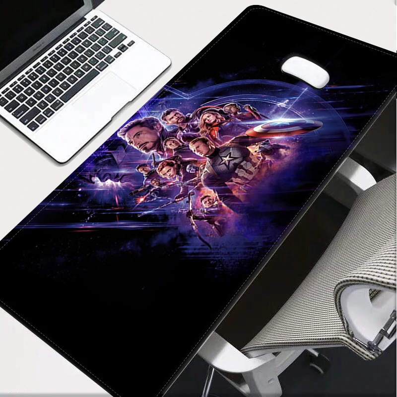 Lock Edge 40X90cm Maiya высокое качество Мстители Endgame Marvel Ноутбук игровой мыши коврик для мыши большой коврик для мыши клавиатуры коврик - Цвет: Lock Edge 40X90cm