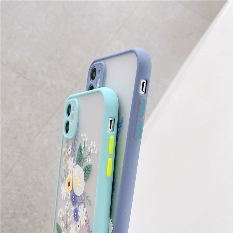 Модный чехол с цветами для Samsung Galaxy A32 A52 A72 A71 A70 A31 A30 A50 A20e A30S A50s A10 A21s S21 S20 S10 Plus FE