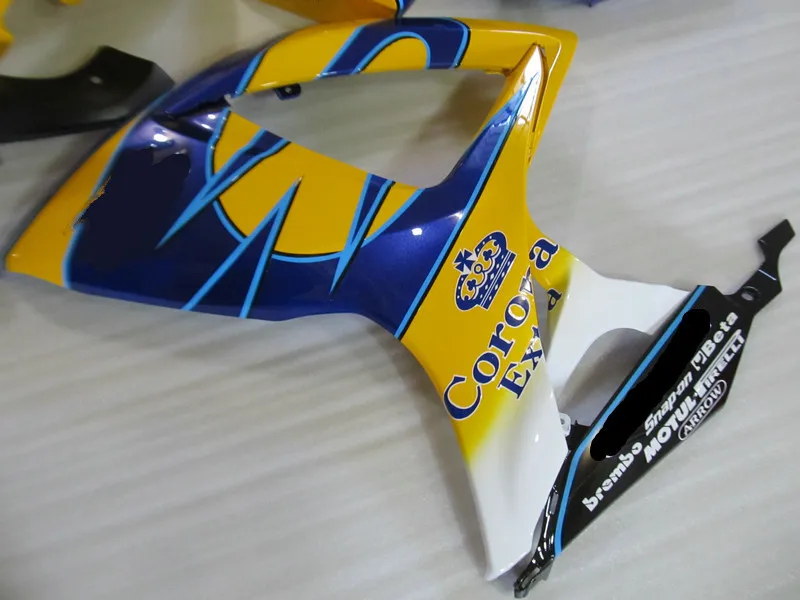 Набор обтекателей мотоцикла для GSXR600 750 K6 06 07 GSXR 600 GSXR750 2006 2007 ABS желтый синий