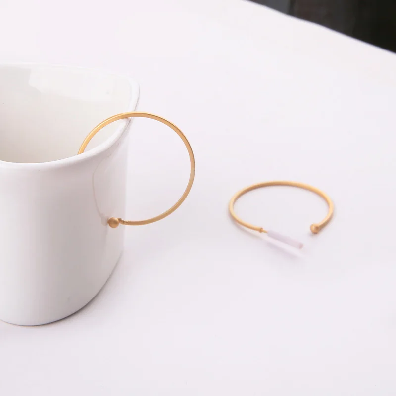 Модные корейские полукруглые большие серьги-гвоздики 6 шт. женские серьги в стиле