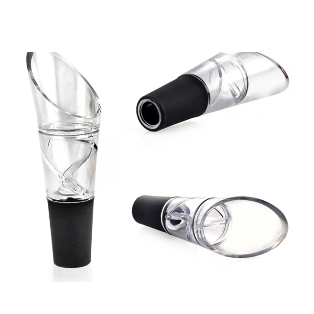 

1pcs/2pcs/5pcs Mini Red Wine Aerator Dumping Funnel Quick Wine Pourer Decanter Cap Bottle Stopper for Bottles Bar Accessories