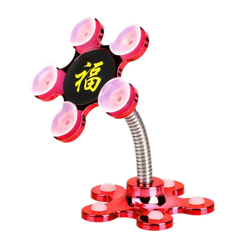 Автомобильный держатель на присоске для телефона вращение 360 присосок подставка