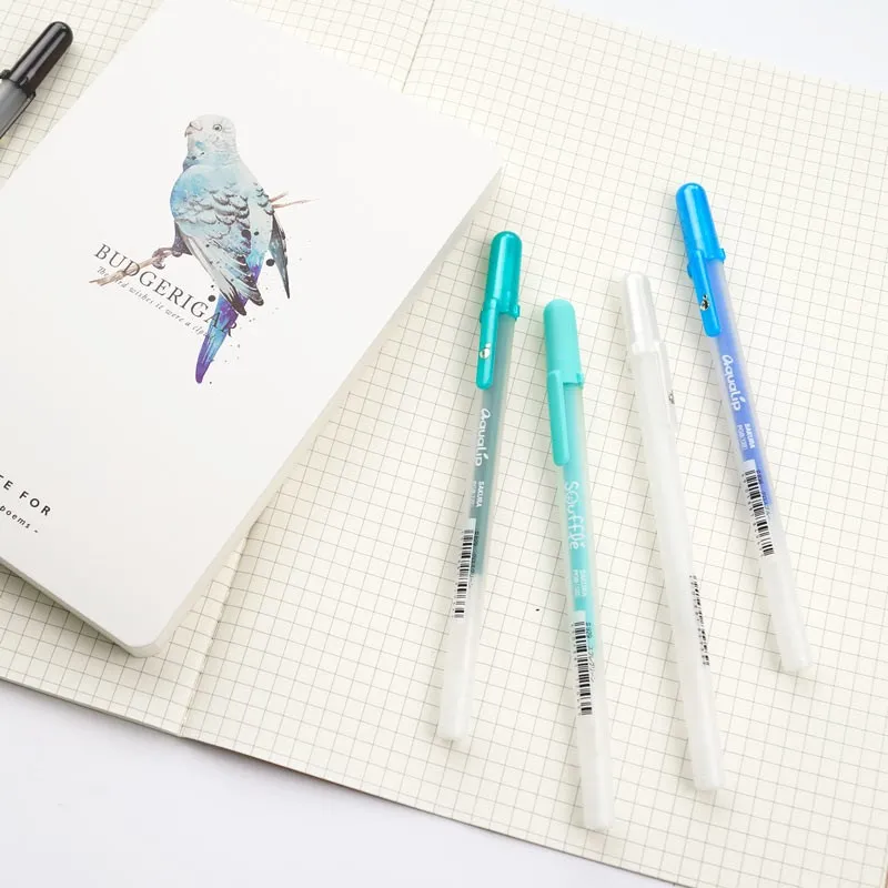 

5pcs Sakura Jelly stereo Painting pen DIY marker pen cute Watercolor pen Japan
