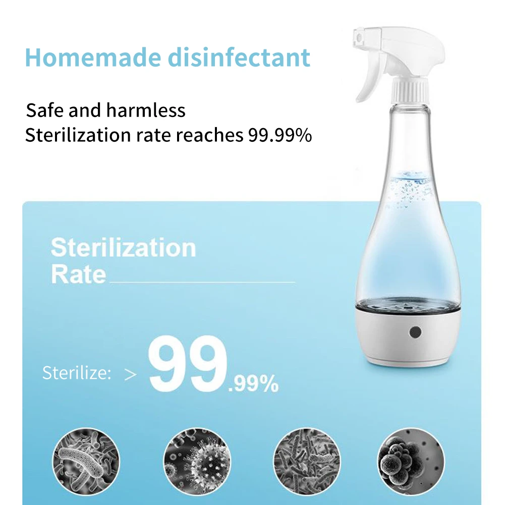 84 Disinfection Water Maker Machine Reusable Sodium Hypochlorite Generator Cleaning Stain Remover | Дом и сад
