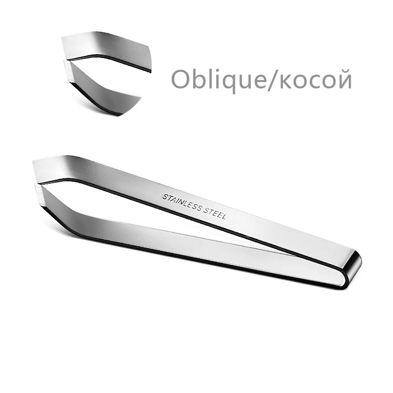 

1 PC Stainless Steel Fish Bone Tweezers Pincer Clip Puller Remover Tongs Fish Bone Plucking Clamp Kitchen Gadgets Tools