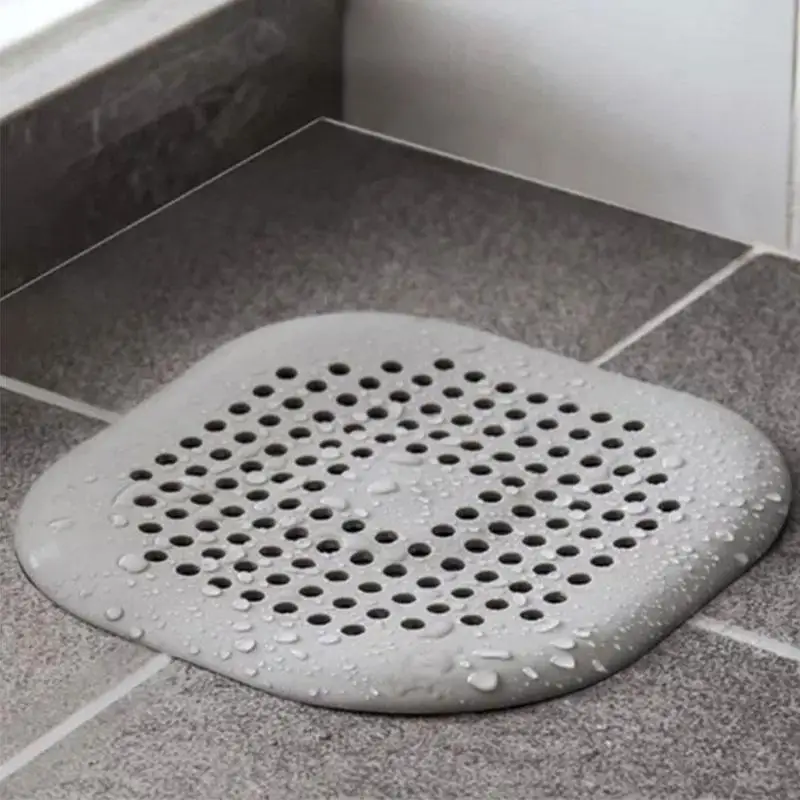Kitchen Sink Anti-blocking Silicone Floor Drain Cover Bathroom Drain Hair Sewer Screen Shower Drain Cover
