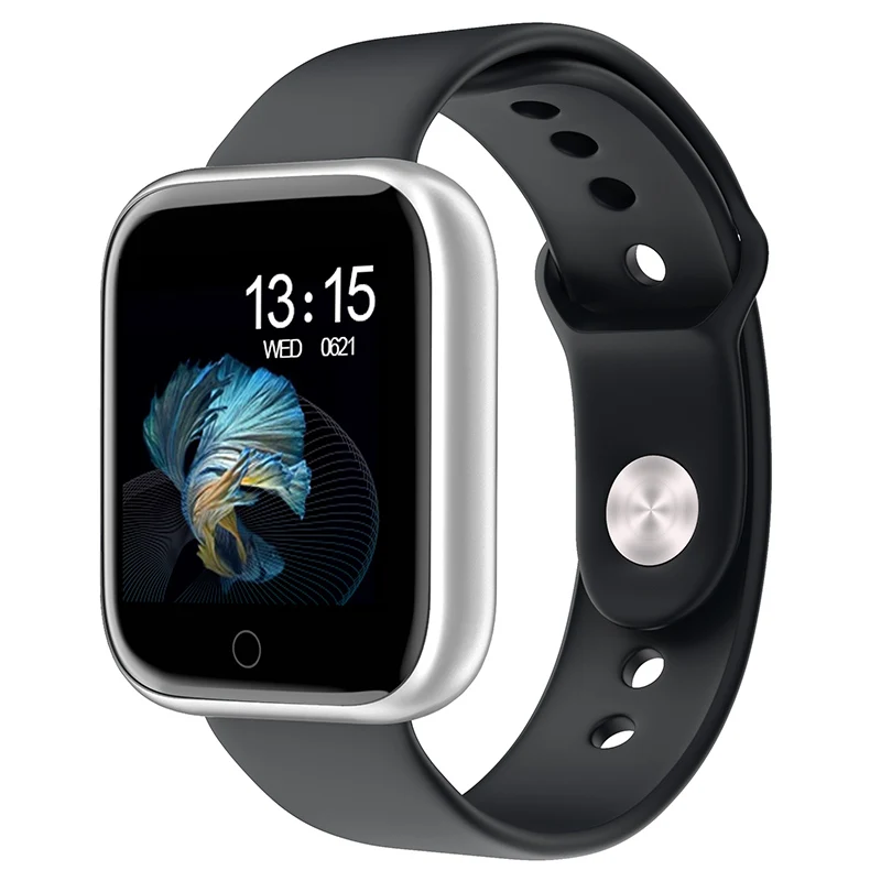 MKSQ8-Silver MKS Smartwatch IP67 водонепроницаемые носимые устройства Bluetooth Шагомер монитор сердечного ритма цветной дисплей умные часы для Android/IOS - Цвет: MKSQ8-Silver